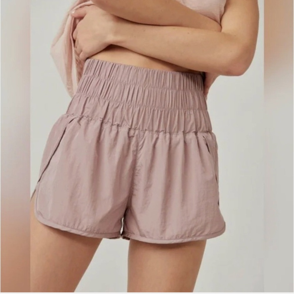 FP Movement by Free People Mauve High Waist Shorts